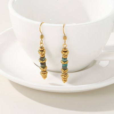 Boucles d'oreilles longues Zéphyr