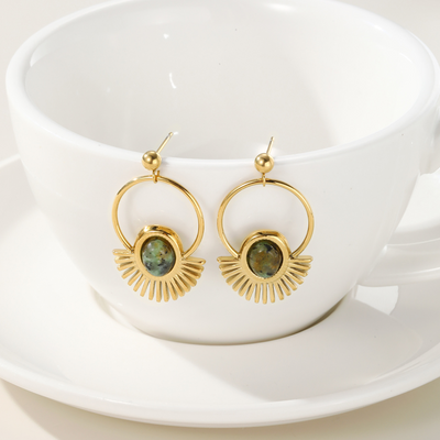 Boucles d'oreilles éclipse Zéphyr