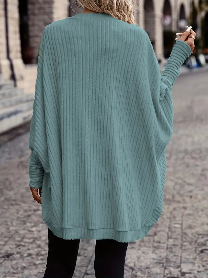 Cardigan ample manches serrées