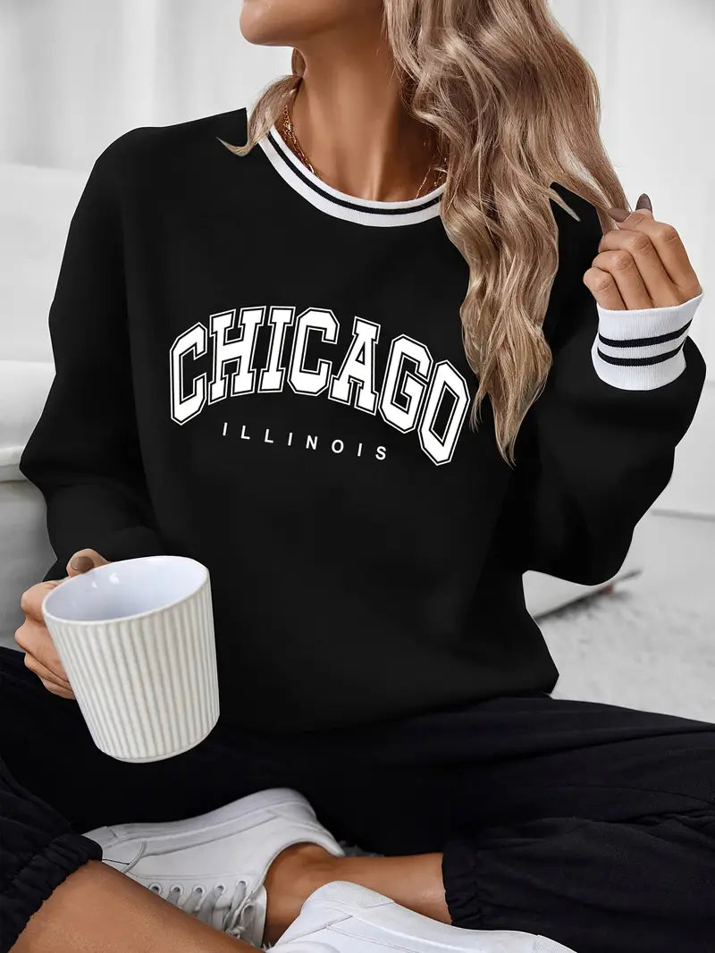 Sweat-shirt en polaire grande taille Chicago IL