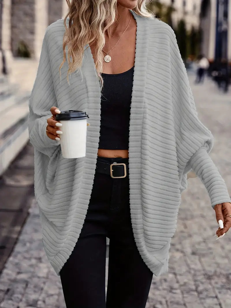 Cardigan ample manches serrées