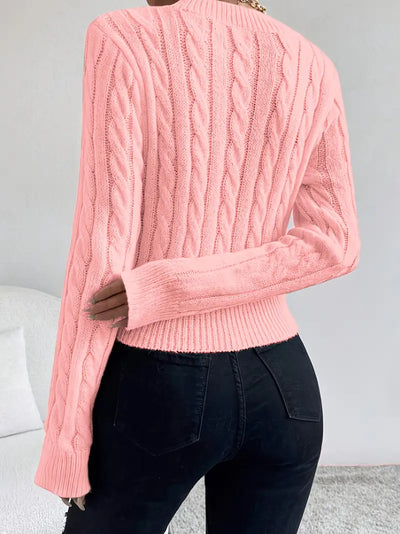 Pull col V avec logo