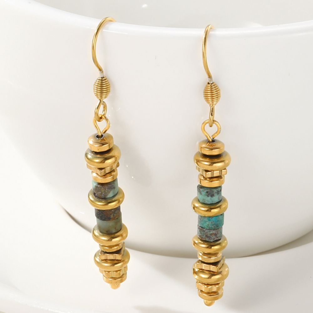 Boucles d'oreilles longues Zéphyr