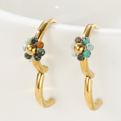 Boucles d'oreilles royales Zéphyr