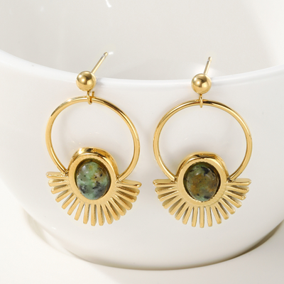 Boucles d'oreilles éclipse Zéphyr