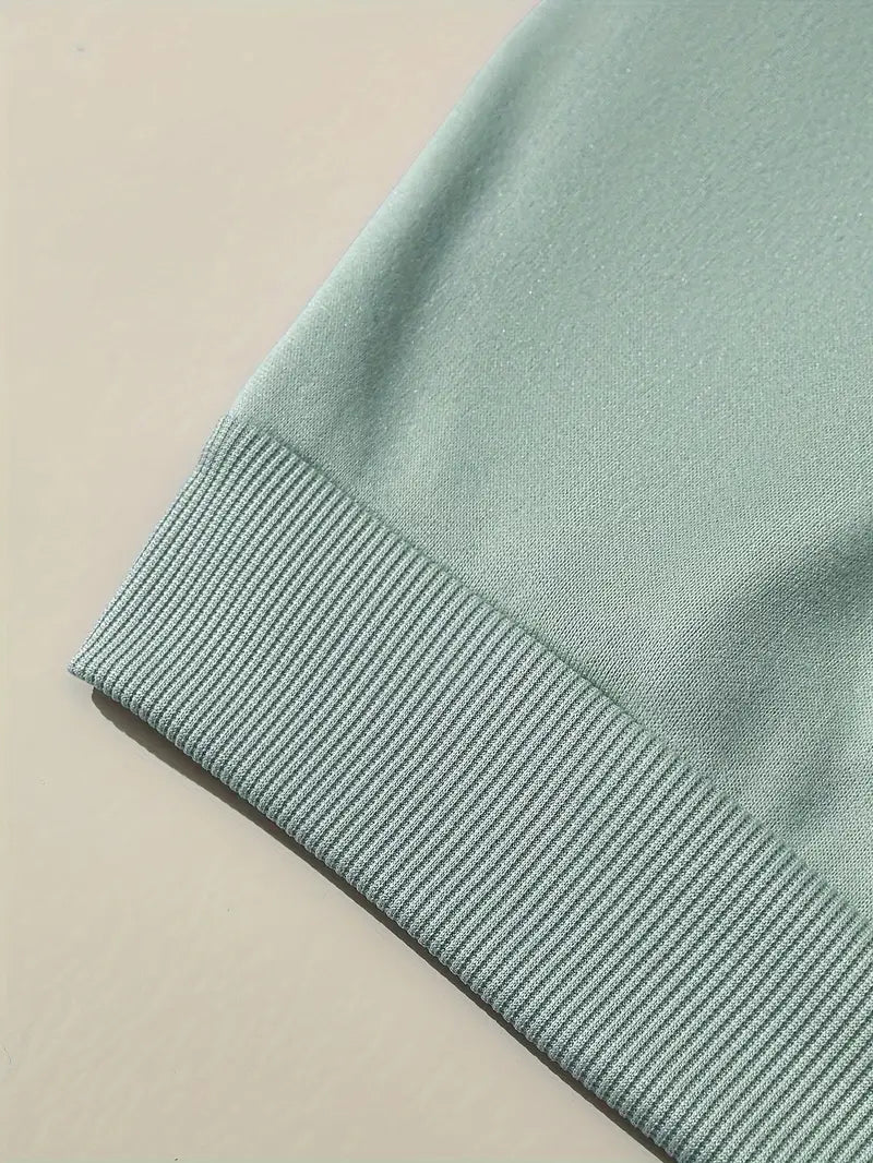 Sweat décontracté avec lettrage manches longues