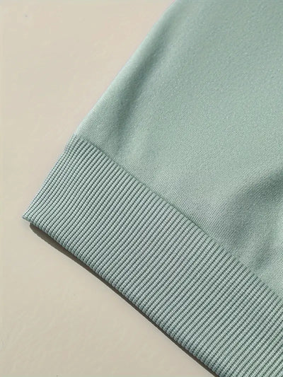 Sweat décontracté avec lettrage manches longues