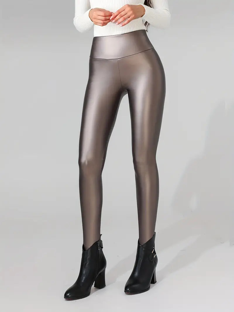 Legging chaud taille haute effet amincissant