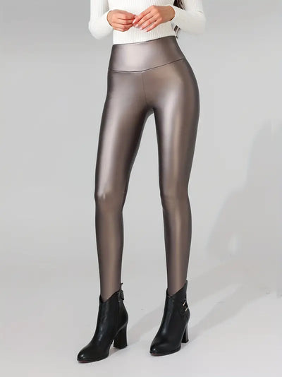 Legging chaud taille haute effet amincissant