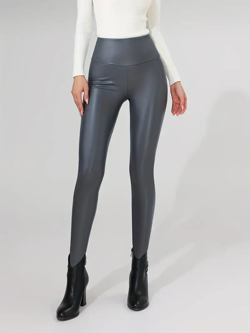 Legging chaud taille haute effet amincissant