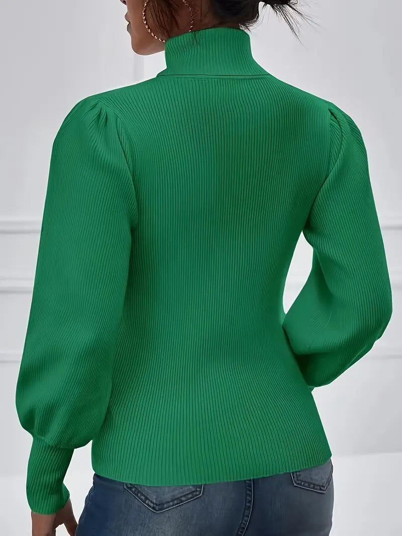 Pull col roulé oversize