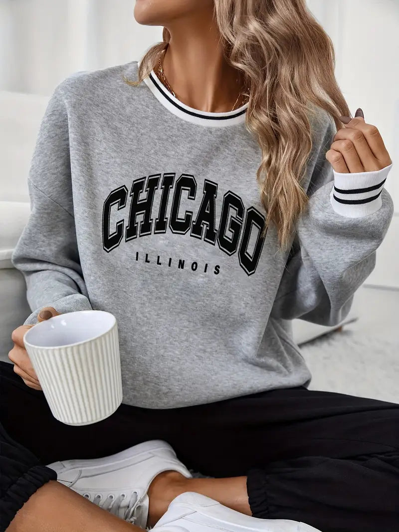 Sweat-shirt en polaire grande taille Chicago IL
