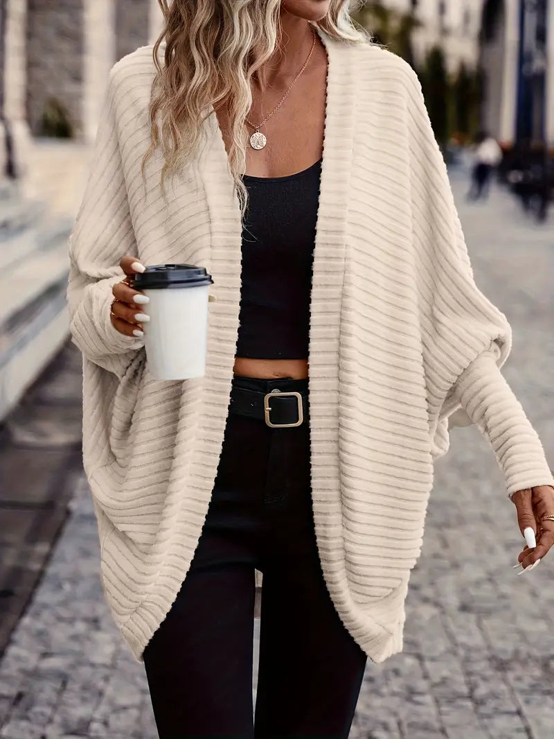 Cardigan ample manches serrées