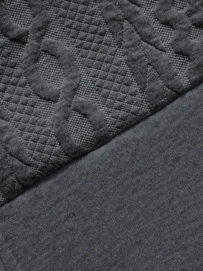 Gilet long à capuche fermeture éclair décontracté