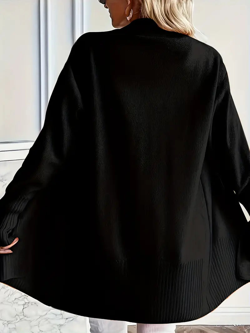 Cardigan long confortable manches longues