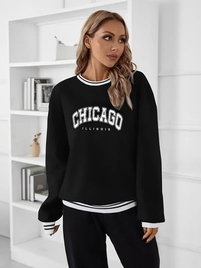 Sweat-shirt en polaire grande taille Chicago IL