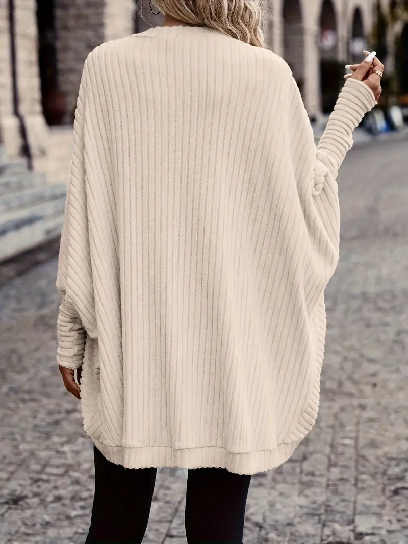 Cardigan ample manches serrées