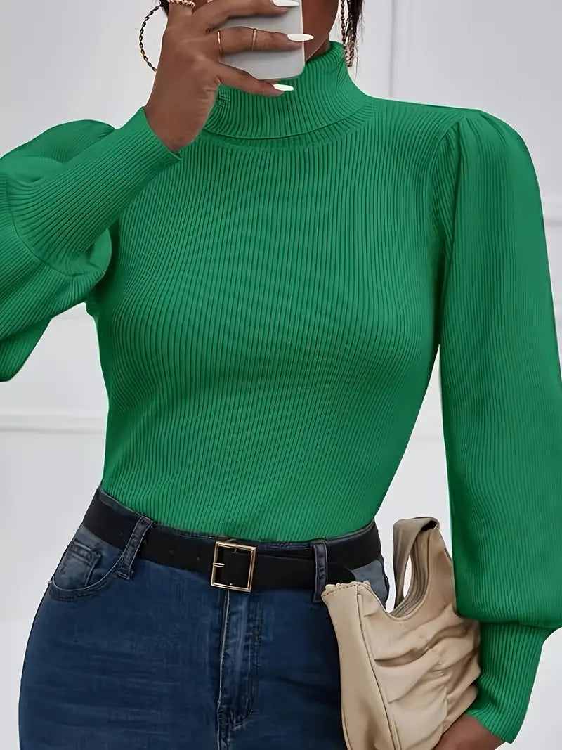 Pull col roulé oversize