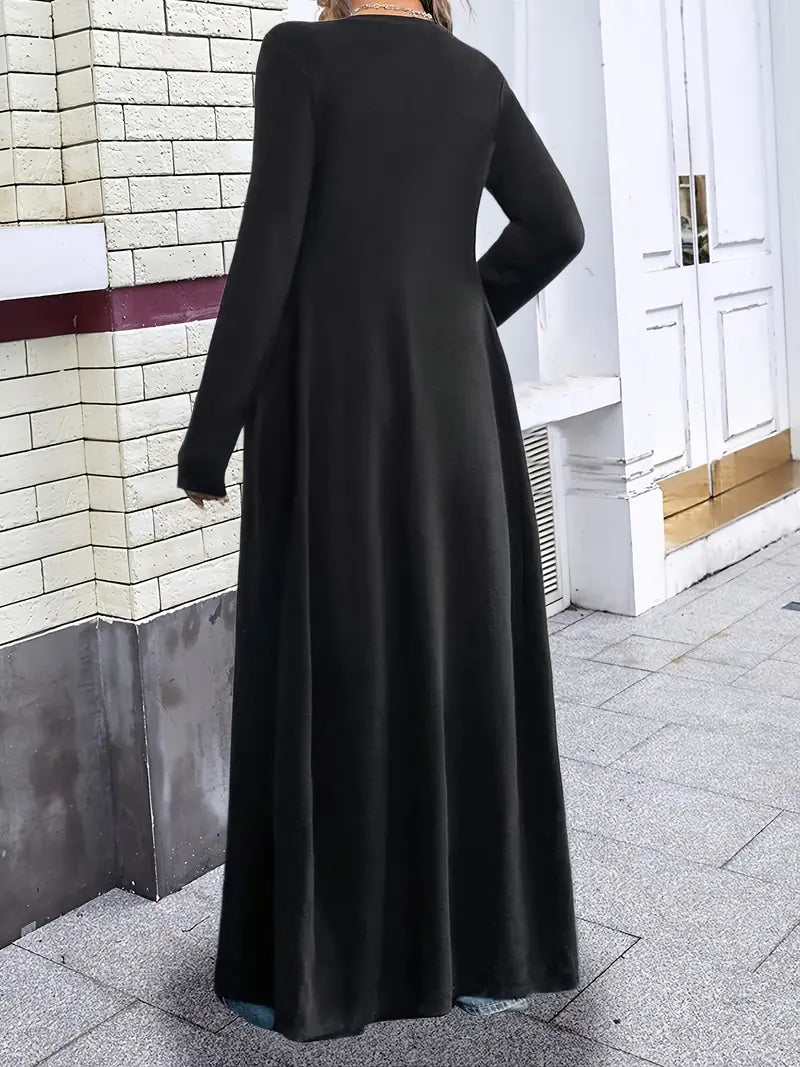 Cardigan tricoté extra-long léger