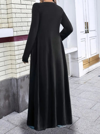 Cardigan tricoté extra-long léger