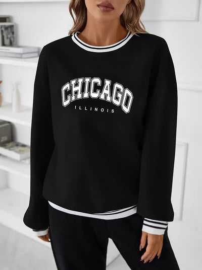 Sweat-shirt en polaire grande taille Chicago IL