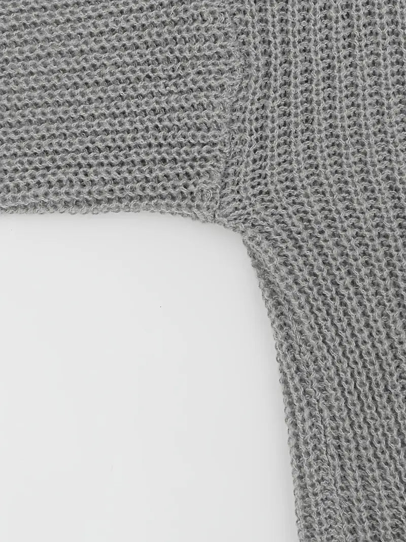 Cardigan long en tricot avec poches