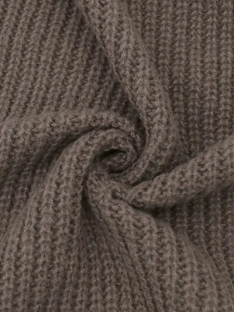 Cardigan long en tricot avec poches