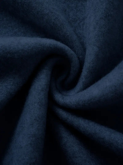 Gilet long à capuche fermeture éclair décontracté