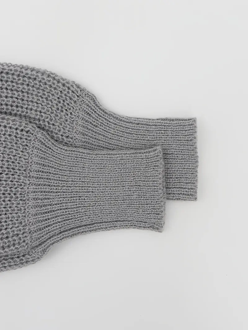 Cardigan long en tricot avec poches