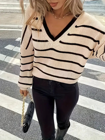 Pull dos ouvert avec noeud