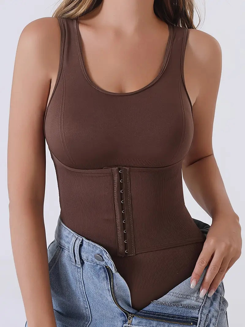 Body modelant avec ceinture gainante