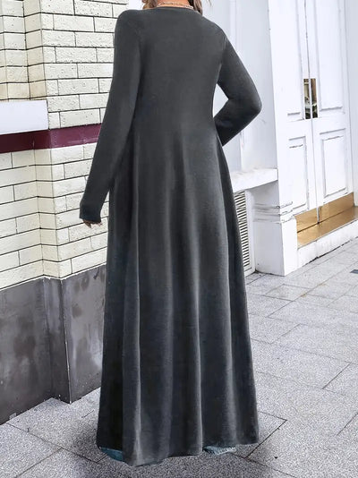 Cardigan tricoté extra-long léger