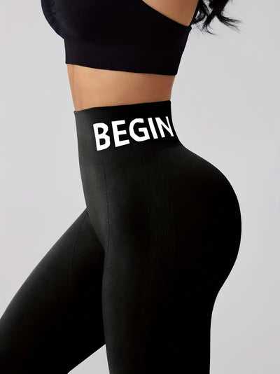 Legging de sport taille haute extensible