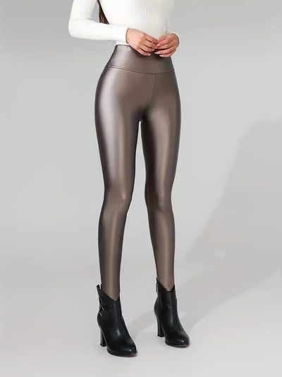 Legging chaud taille haute effet amincissant