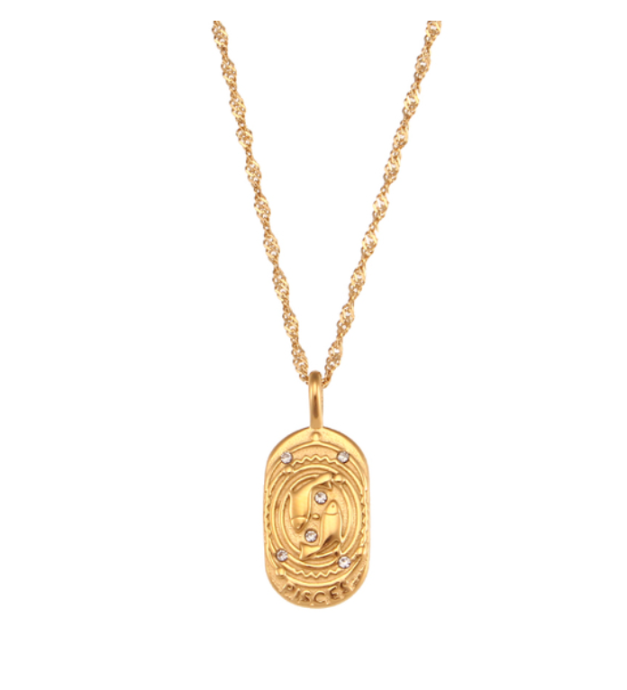 Collier personnalisable signes zodiaque