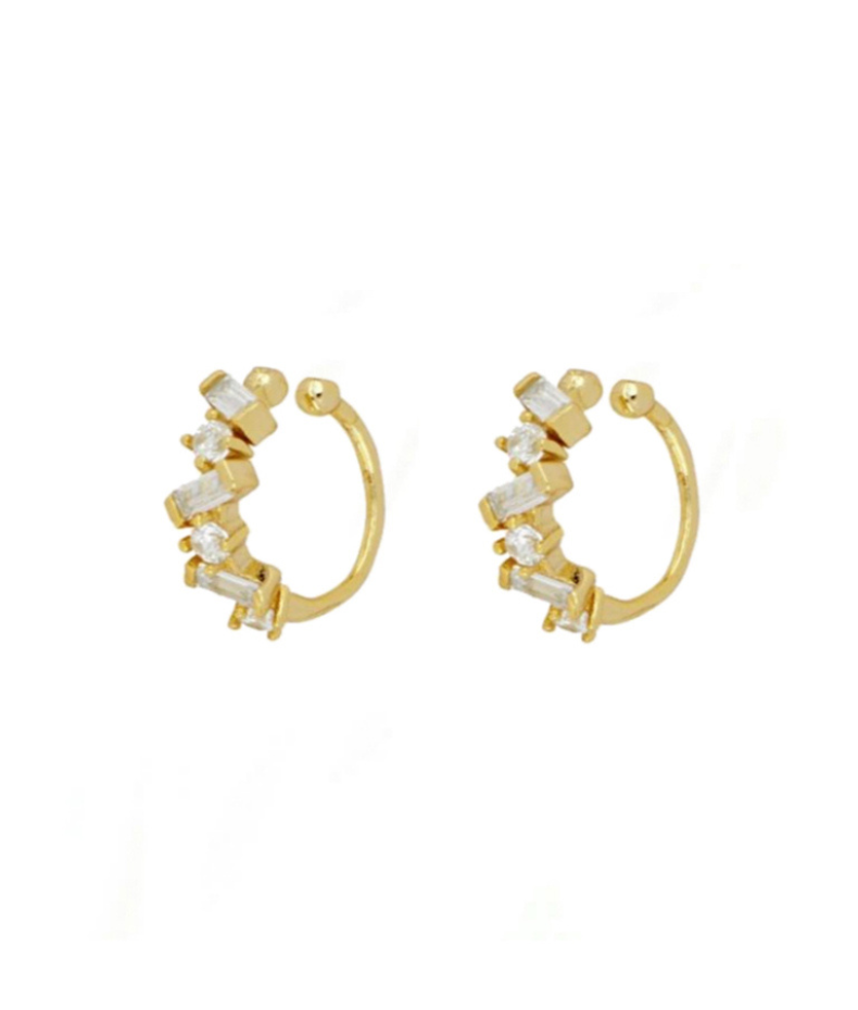 Glanzende oorbellen Emma