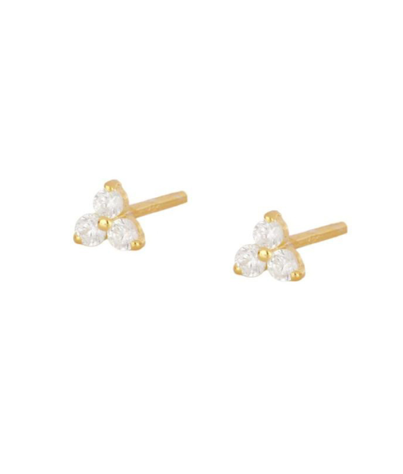 Puces d'oreilles fleur Emma