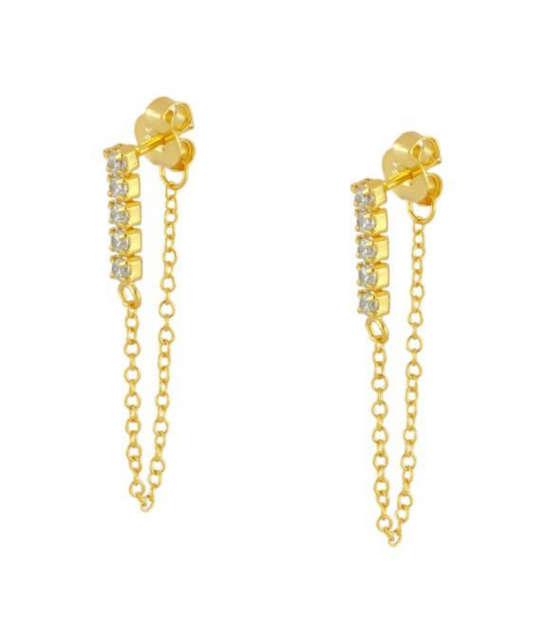 Chaines d'oreilles brillantes Emma
