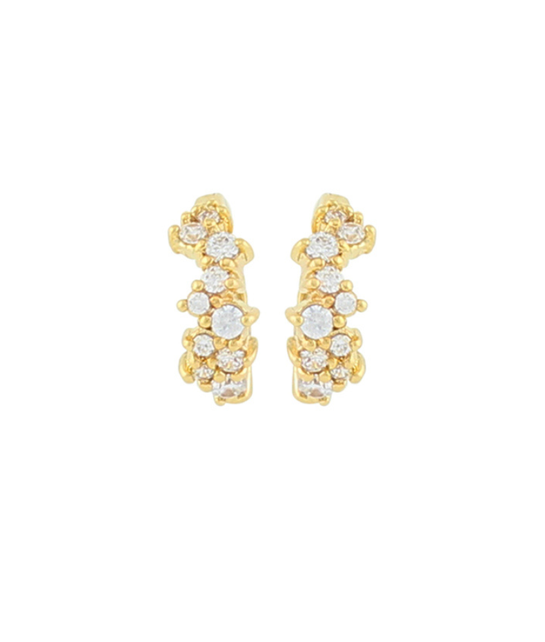 Anneaux d'oreilles brillants Adèle