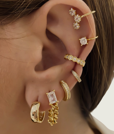 Anneaux d'oreilles simples Anna