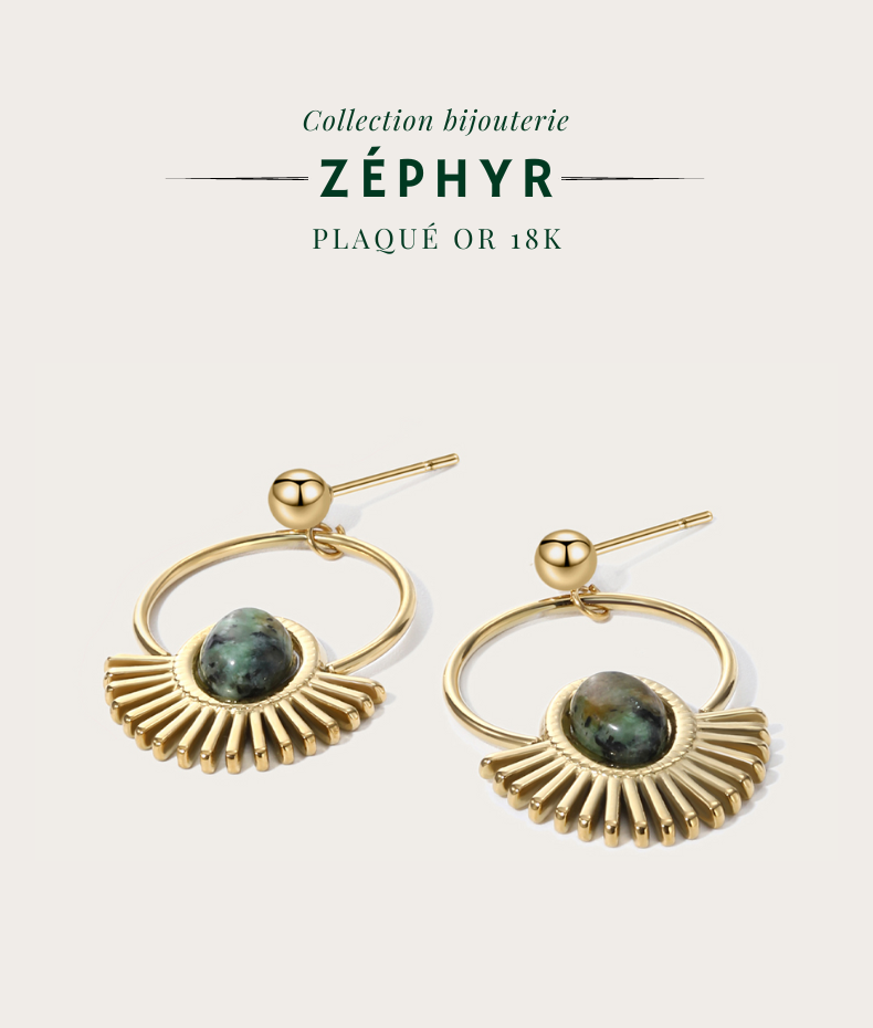 Boucles d'oreilles éclipse Zéphyr