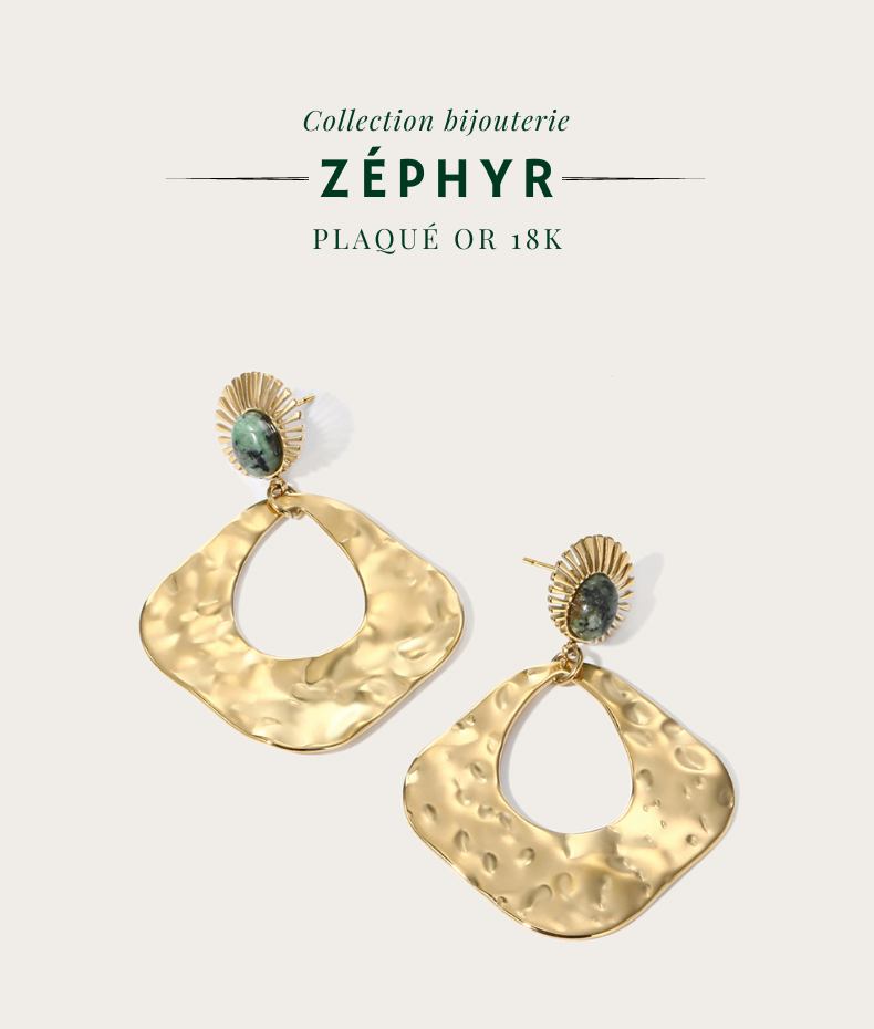 Boucles d'oreilles Cléopâtre Zéphyr