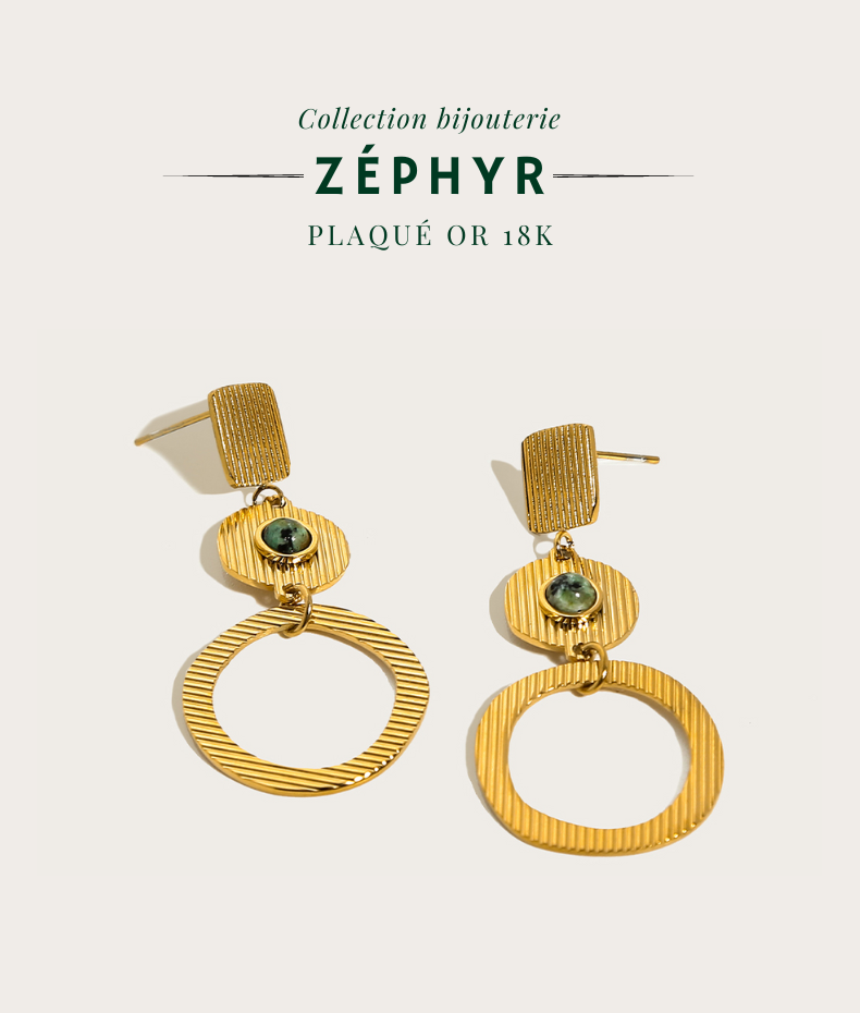 Boucles d'oreilles prestige Zéphyr