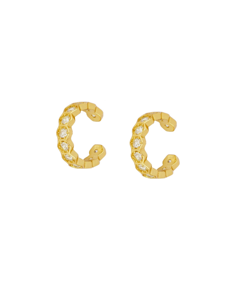 Bagues d'oreilles brillantes Anna