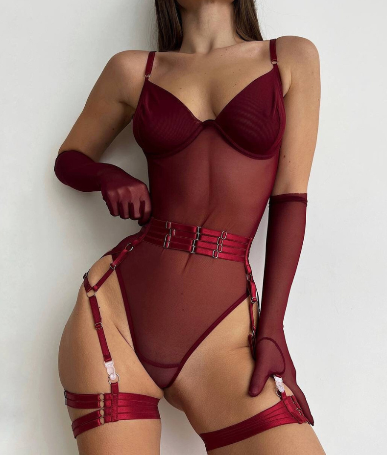 Ensemble jarretelles Kate