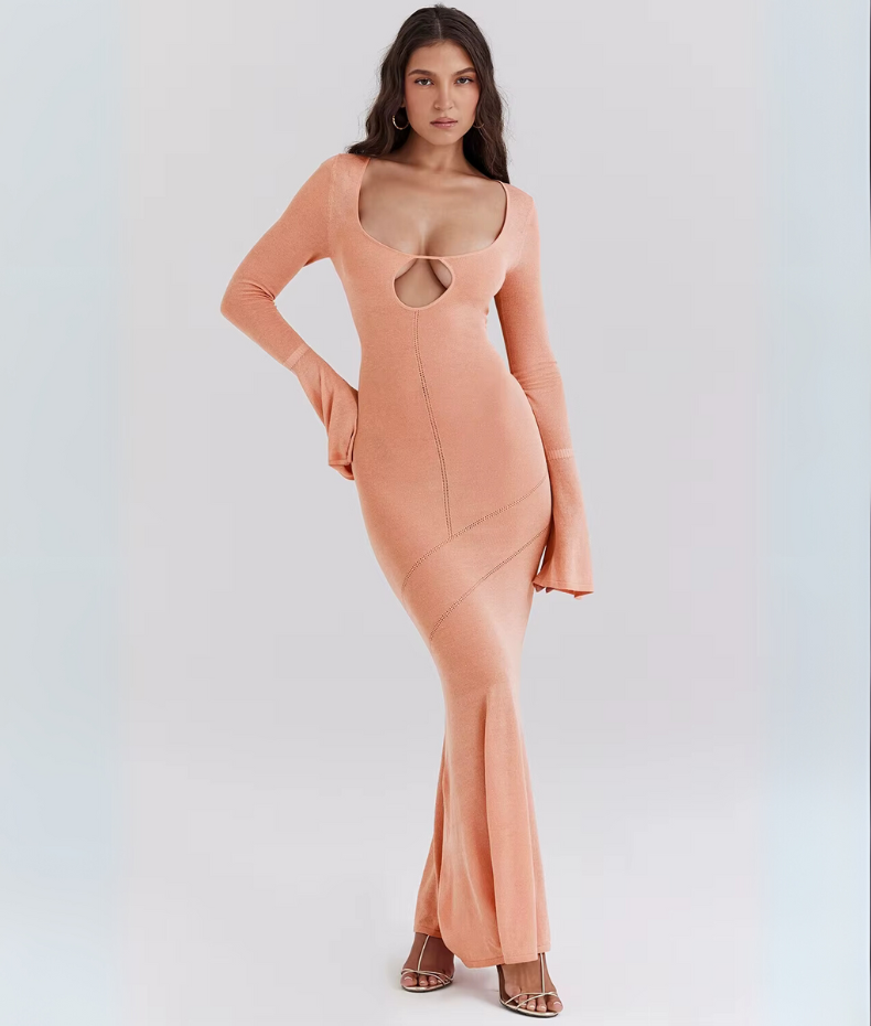 Robe pull légère à manches longues