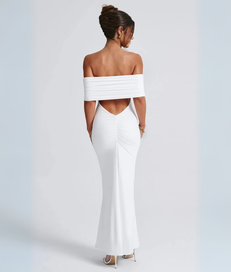 Robe dos nu col bateau