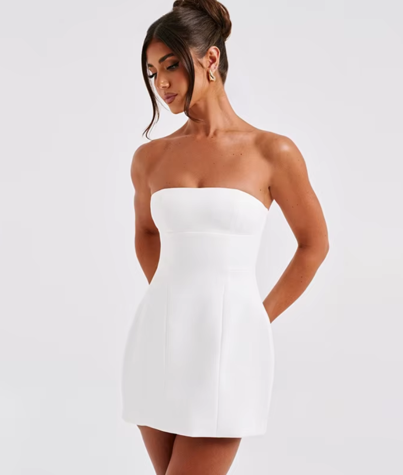 Robe courte simple bustier