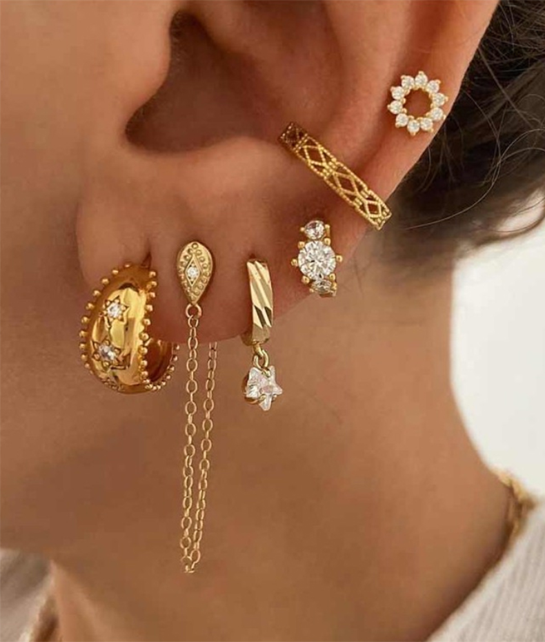 Ensemble boucles d'oreilles Giulia