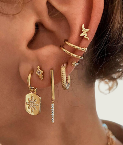 Boucles d'oreilles longues Sophia